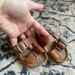 Toddler boy leather sandals Zara size 24